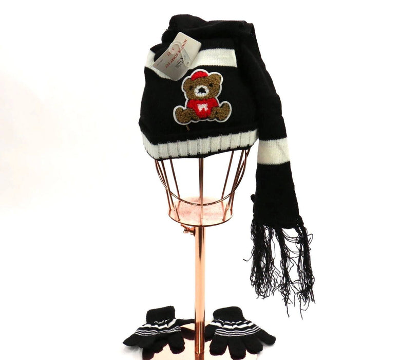 Bear Beanie / Glove / Scarf Set #BSF60006C (PC)
