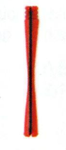 Cold Wave Rods Size Short / Red 12Pc #1115