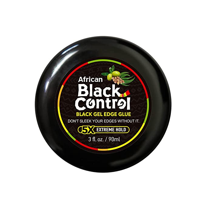 ButiAngeles African Black Control Black Gel Edge Glue 3oz